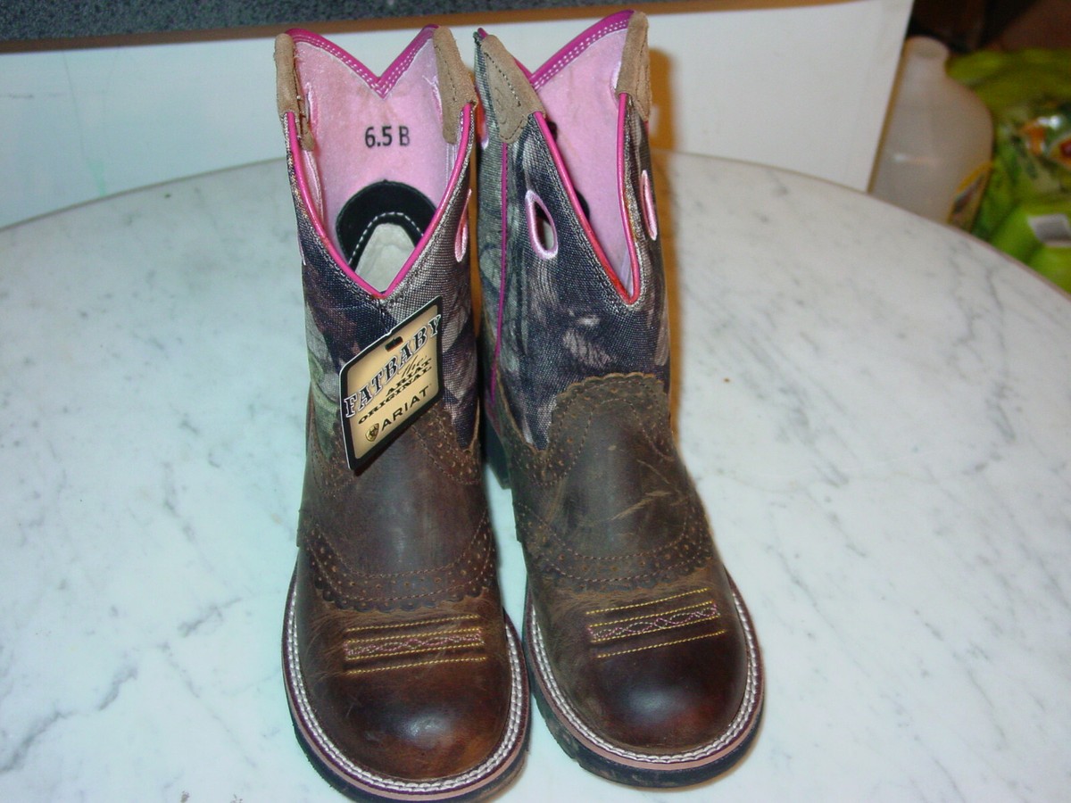 Bottes Cowboy Ariat Fatbaby Femme Camouflage Marron - Taille 6.5 B (M) - Occasion