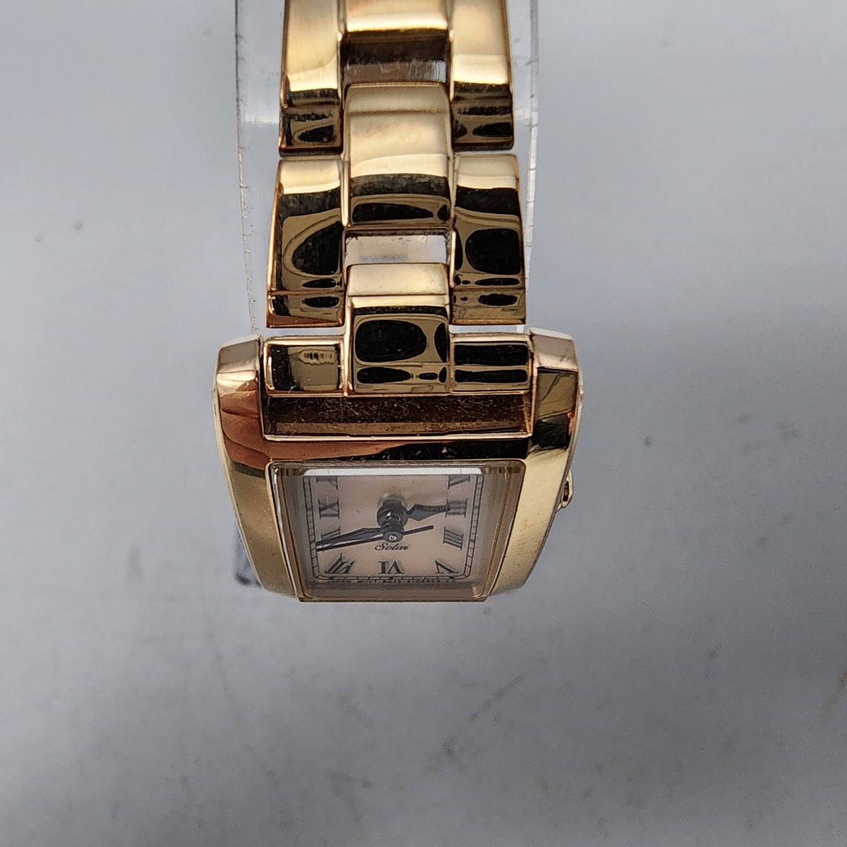 TIC TAC splca レディースウォッチ Spica Tic Tac Watch Women Rose Gold Tone Cream Dial Solar