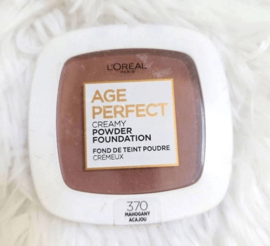 L'Oreal Age Perfect Creamy Powder Foundation w/ Minerals 370 Mahogany New - Image 4 of 4