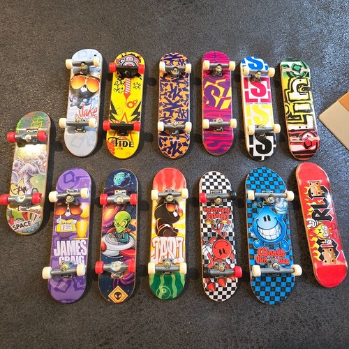 Tech Deck Fingerboard Lot of 15 + Tony Hawk Ramp – World Industries Flip Alien - Picture 3 of 21