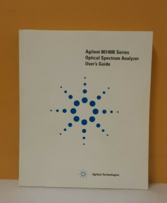 Agilent 86140-90029 86140B Series Optical Spectrum Analyzer User's Guide