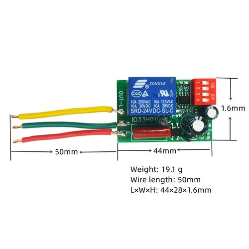 1 pz Interruttore relè ritardo accensione AC 110 V 220 V AC timer di uscita tensione 7 A - Foto 4 di 12