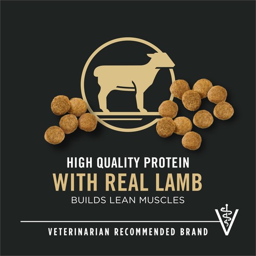 Puppy Dry Dog Food, Dogs Under 1 Year, High Protein Real Lamb & Rice Formula - Picture 2 of 7