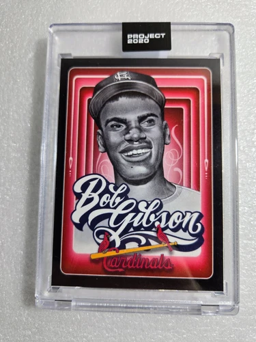 Topps Project 2020 #372 Bob Gibson - Mister Cartoon PR 1978