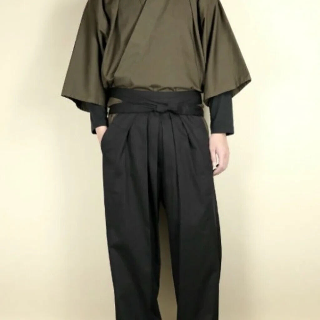 HAKAMA PANTS (BLACK) NINJA STYLE | eBay HAKAMA PANTS (BLACK) NINJA STYLE | eBay