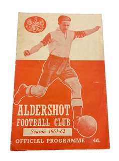 ALDERSHOT V BRENTFORD DIVISION FOUR 25/11/1961
