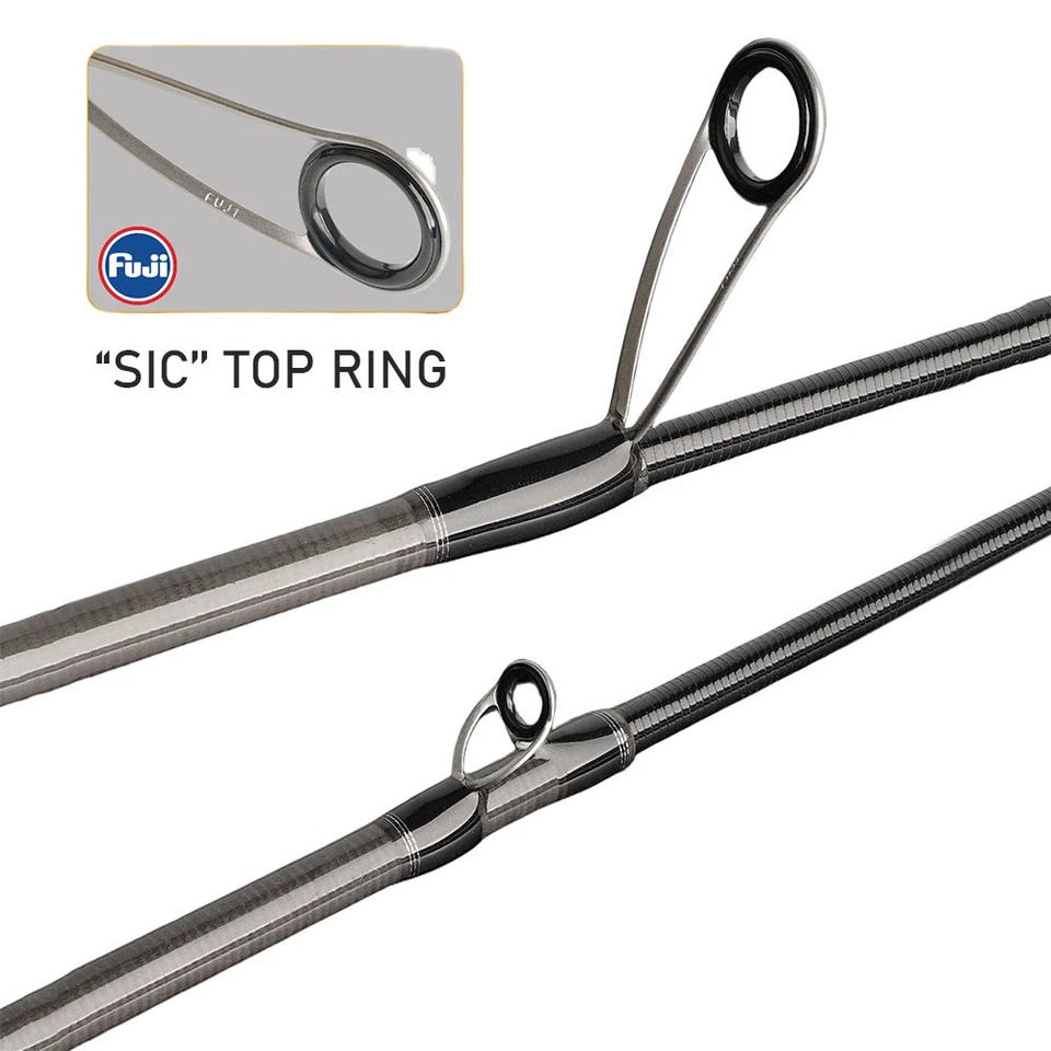 CHIXI Telescopic Spinning Rod 5ft 5.6ft 2-6lb UL Casting Travel Trout Rod Fuji - Image 3 of 4