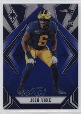 2020 Panini Phoenix Rookies Blue 34/35 Josh Uche #168 uk2