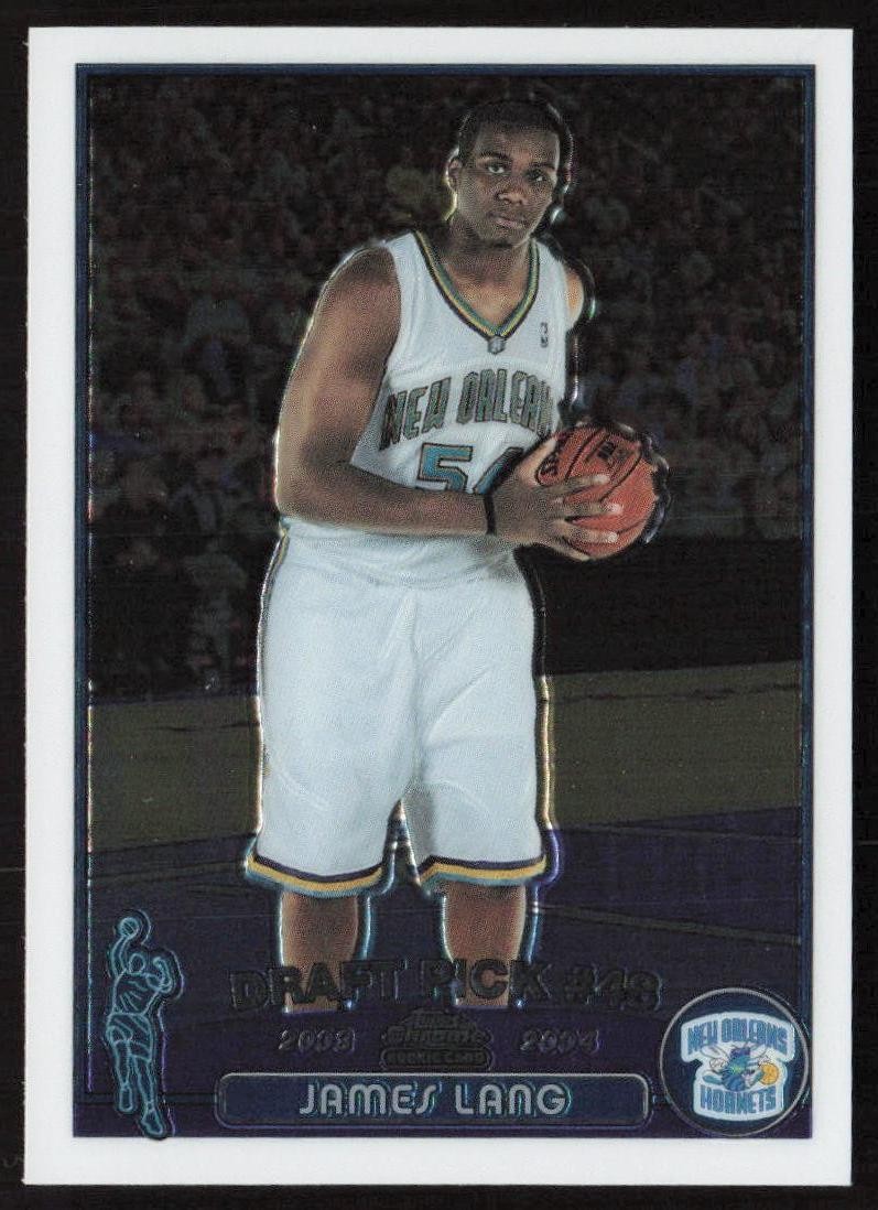 2003-04 Topps Chrome James Lang #159 Rookie New Orleans Hornets