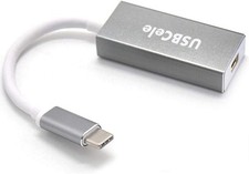USB-C Thunderbolt 3 to Mini DisplayPort Adapter, USB Type C Gray