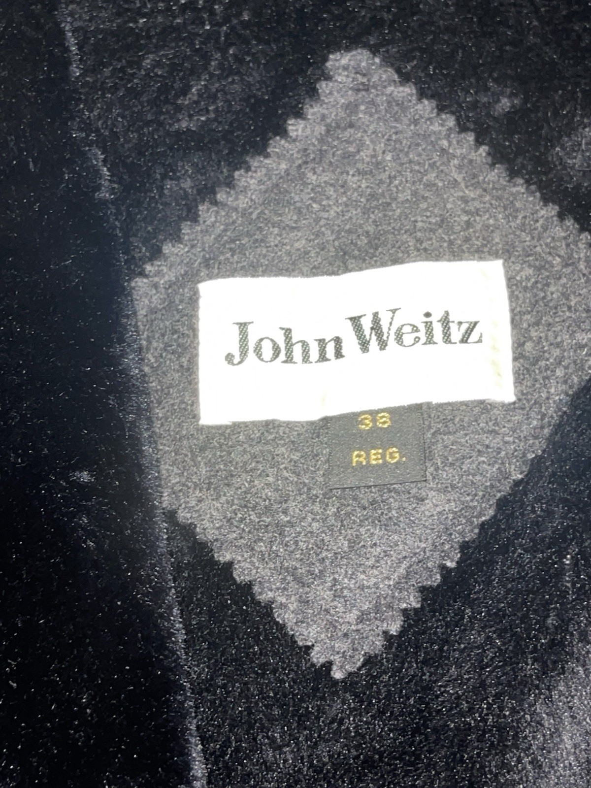 JOHN WEITZ Grey Double Breasted Wool Button Up Co… - image 8