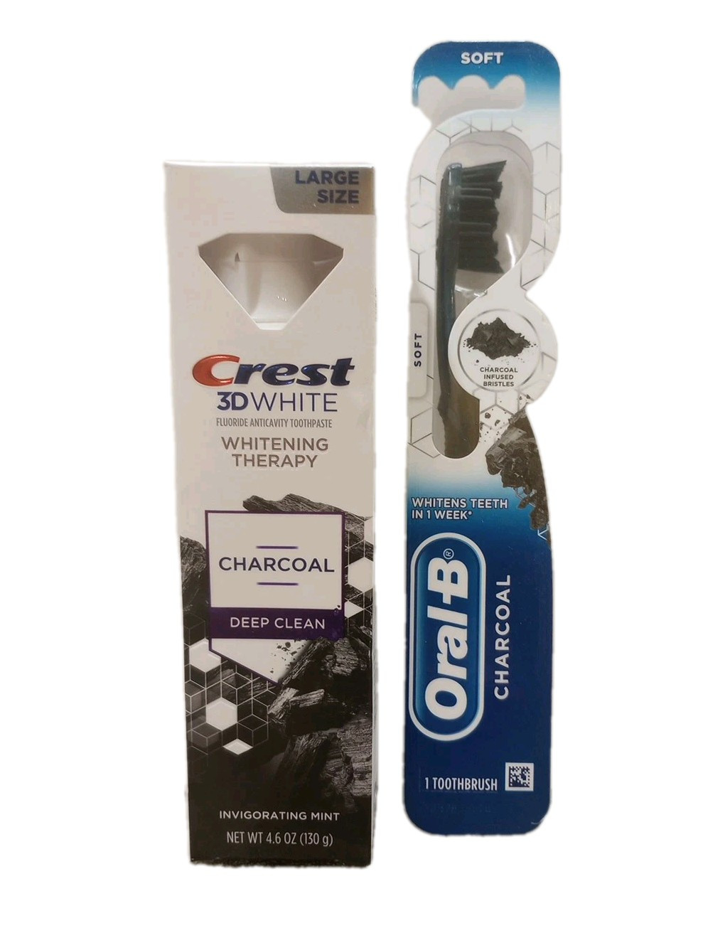Crest 3D White Charcoal Whitening Therapy Toothpaste Mint 4.
