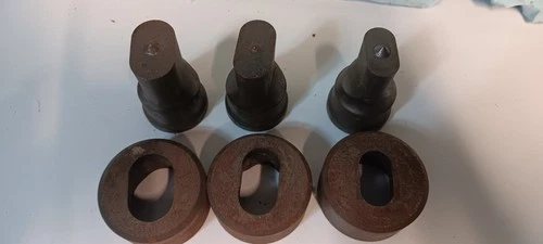 3 Oblong Punch & Die Die Is 419 For Ironworkers.