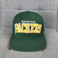 Gorra gorra Green Bay Packers espalda a presión para hombre talla única verde NFL Mitchell & Ness