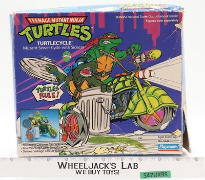 Turtle Cycle 100% Complete W/Box Teenage Mutant Ninja Turtle 1989