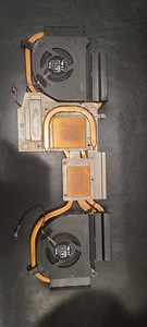 CPU Fan with Heatsink Dual Fans Copper Heatpipe Assembly Black/Copper