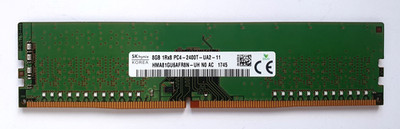 SK hynix 8GB 1Rx8 PC4-2400T-UA2-11  HMA81GU6AFR8N-UH NO AC, PC-RAM
