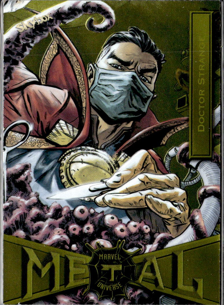 2021 Marvel Metal Universe Spider-Man Doctor Strange 23 Yellow