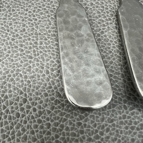Set of 6 Iced Ice Tea Spoons Towle GERMANY HAMMERSMITH Hammered Stainless 18/8 - Picture 11 of 15