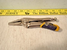 Vintage Irwin Vise Grip /The Originsl 6.5" Long Nose 6LN Locking Pliers