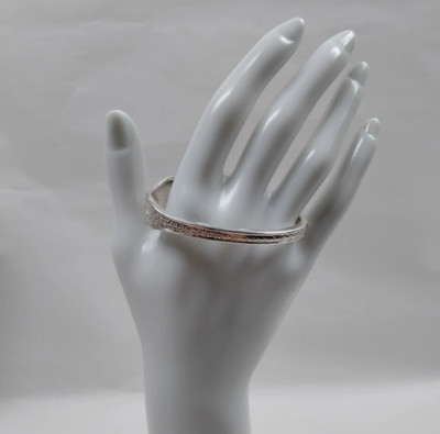 Selten! Vintage Tiffany & Co Armreif Armband Olivenzweig Stil Sterlingsilber 925