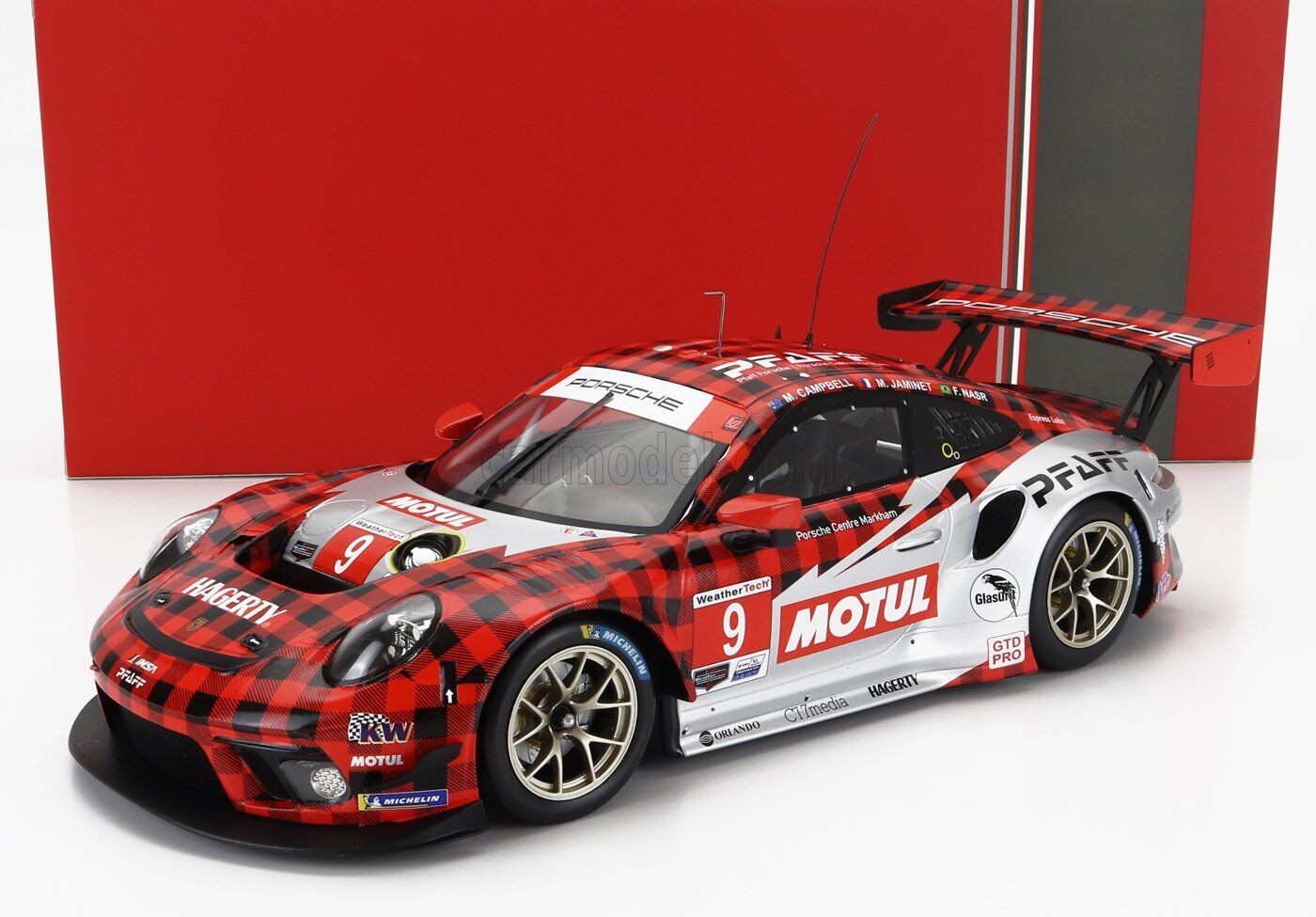 Porsche 911 GT3 R IXOMODELS 1/43 - Modèle de Collection Finition Métal Haute Précision