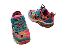 Girls Kids SKECHERS Mega Craft Cubozone SNEAKER SHOES Air Cooled Memory Foam 13