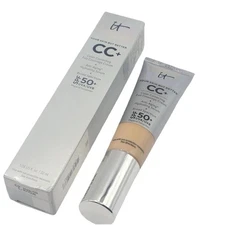 It Cosmetics SPF 50 CC+ Color Correcting Full Coverage Cream FAIR IVORY 1.08 oz