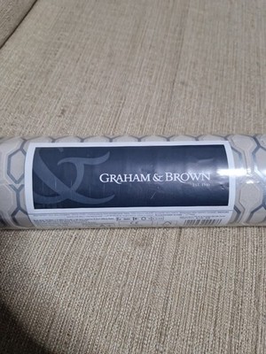 Hicks - Kelly's Taupe/Silber Tapete von Graham Brown 30-162 Brandneu 