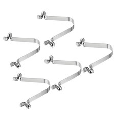 5Pcs 8.5x6mm Kayak Paddle Snaps Hollow Button Double Pins Lock Tube Spring Clips