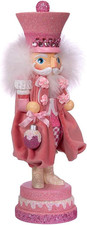 Kurt S. Adler 15-Inch Hollywood Pink Sweet Soldier Nutcracker