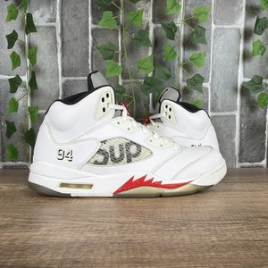 Air Jordan 5 Supreme White | eBay
