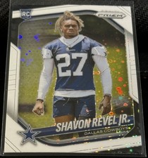 2025 Panini Prizm - Rookies Shavon Revel Jr. #380 White Disco Prizm (RC)