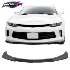 Fits 16-24 Chevy Camaro 1LE Style 1pc PU Front Bumper Lip Chin Spoiler Splitter