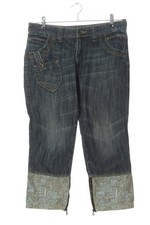 DESIGUAL Jeans a 3/4 Donna Jeans Taglia IT 44 blu stile casual