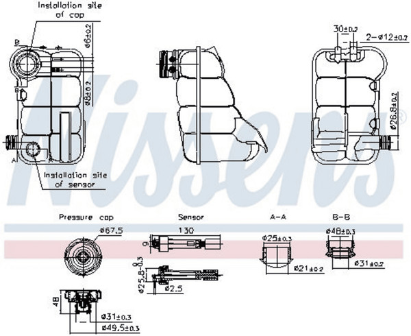 AusgleichsbehäLter KüHlmittel FüR BMW 3 Cabriolet Touring Coupe Z1 Roadster Z3-image