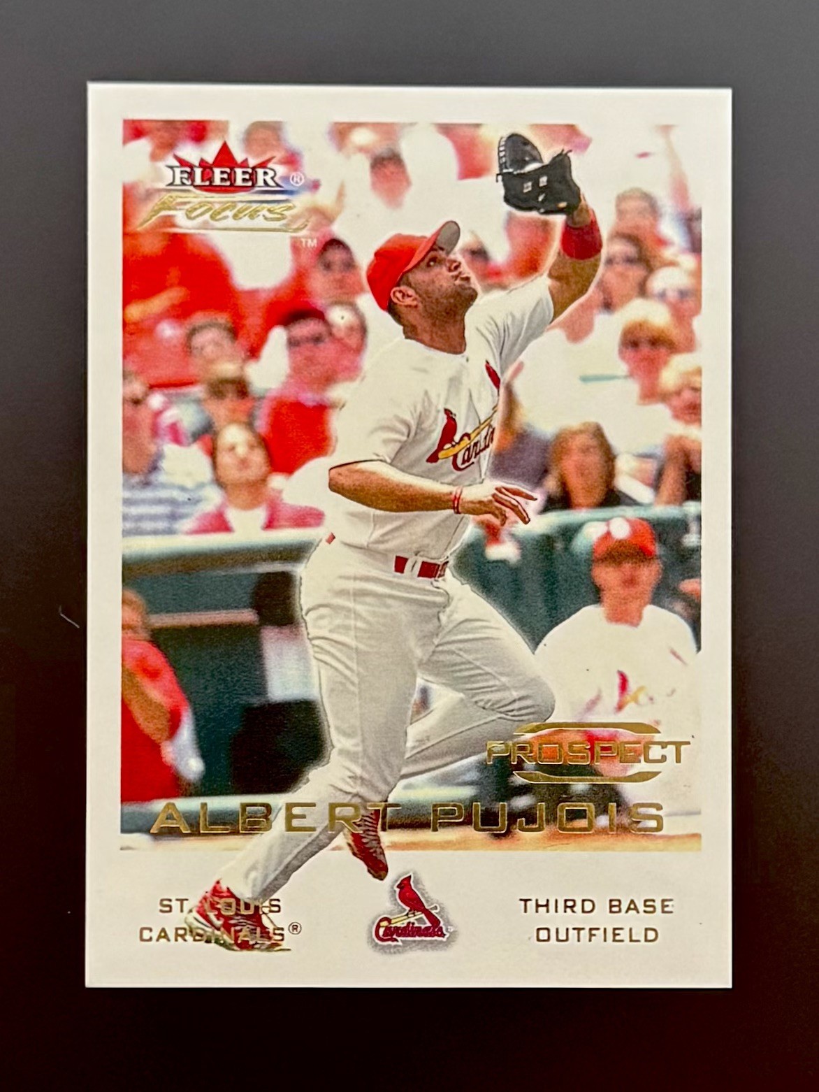 2001 Fleer Focus #245 Albert Pujols Rookie Card RC /999 NM+ Clean