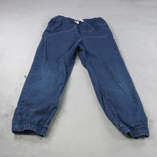 OshKosh B  gosh Navy Blue Pull-On Jogger Pants Size 5 Adjustable Waist Kids