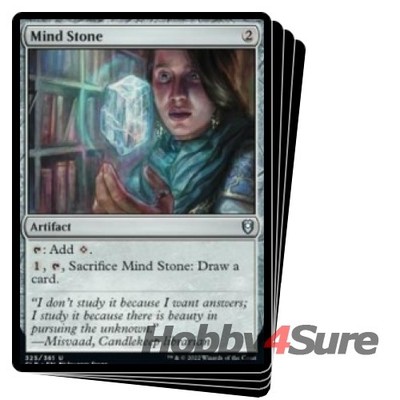 Mind Stone X4 M/NM Magic MTG Commander Legends: Battle For Baldur's Gate