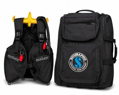 SeaQuest Spectrum BCD + Scubapro Tauchausrüstung Tasche Konvolut Tauchausrüstung