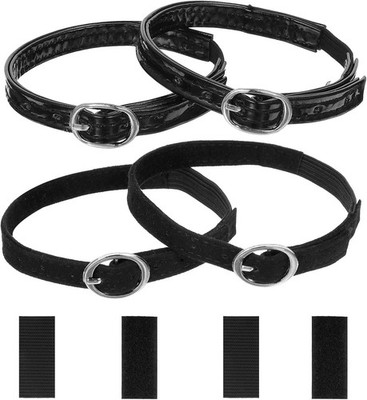 Shoe Strap Extenders with Magic Tape - Replacement for High Heel Shoes (Matte/Su