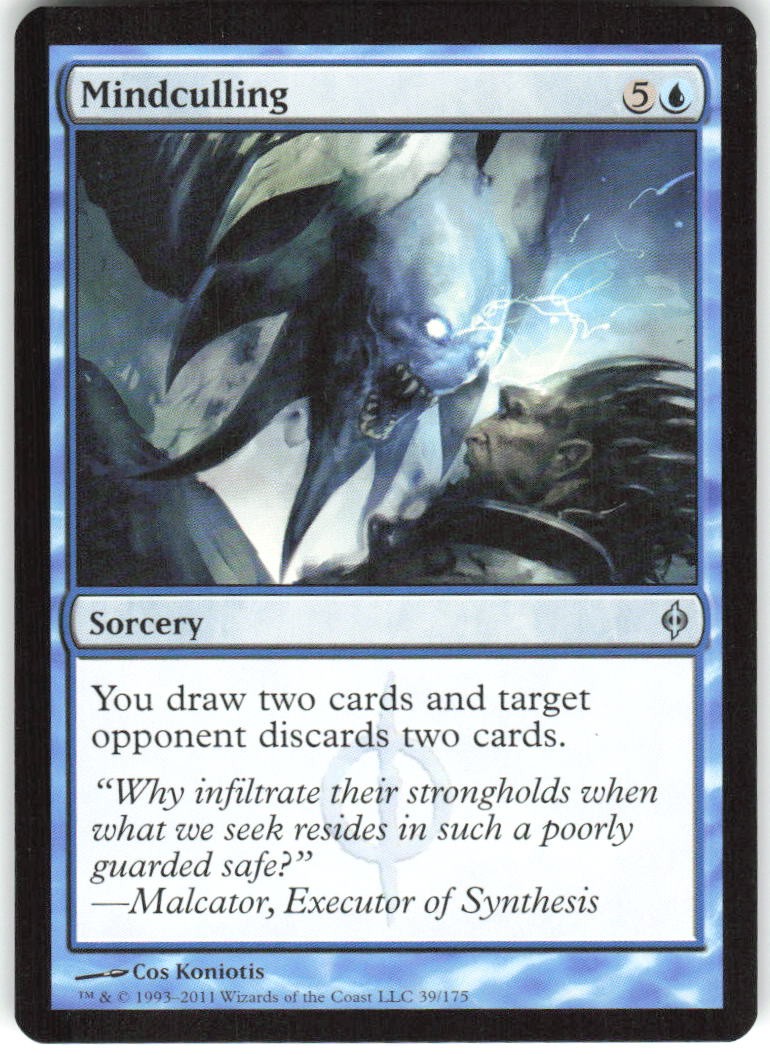 Mindculling 39 New Phyrexia Magic: The Gathering LP