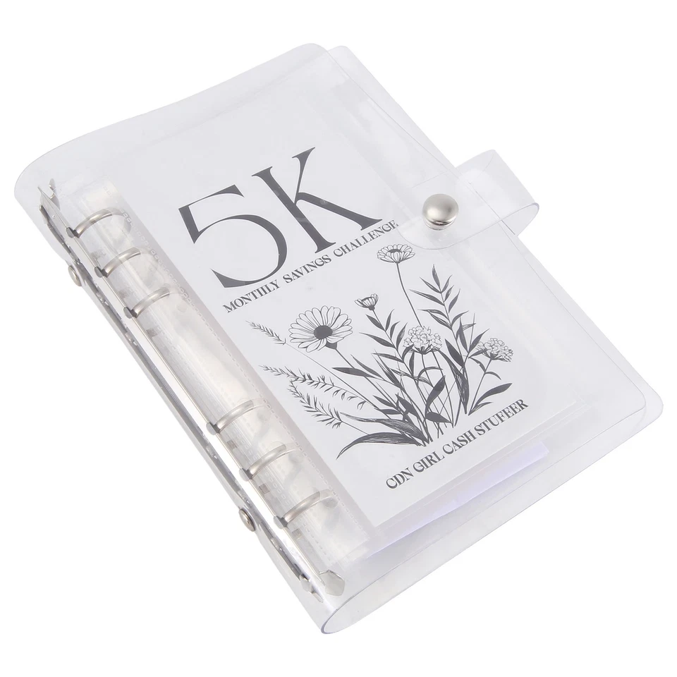 Umschlag-Challenge-Ordner, Sparordner zum Sparen mit Geldumschlägen für die3477