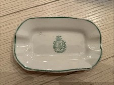 Vintage The Ritz Hotel Barcelona Spain Ceramic Advertising Ashtray 5” X 3”