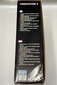 Logic 3 Predator 2 PlayStation PS1 Sega Saturn Light Gun Complete w/ Pedal + Box