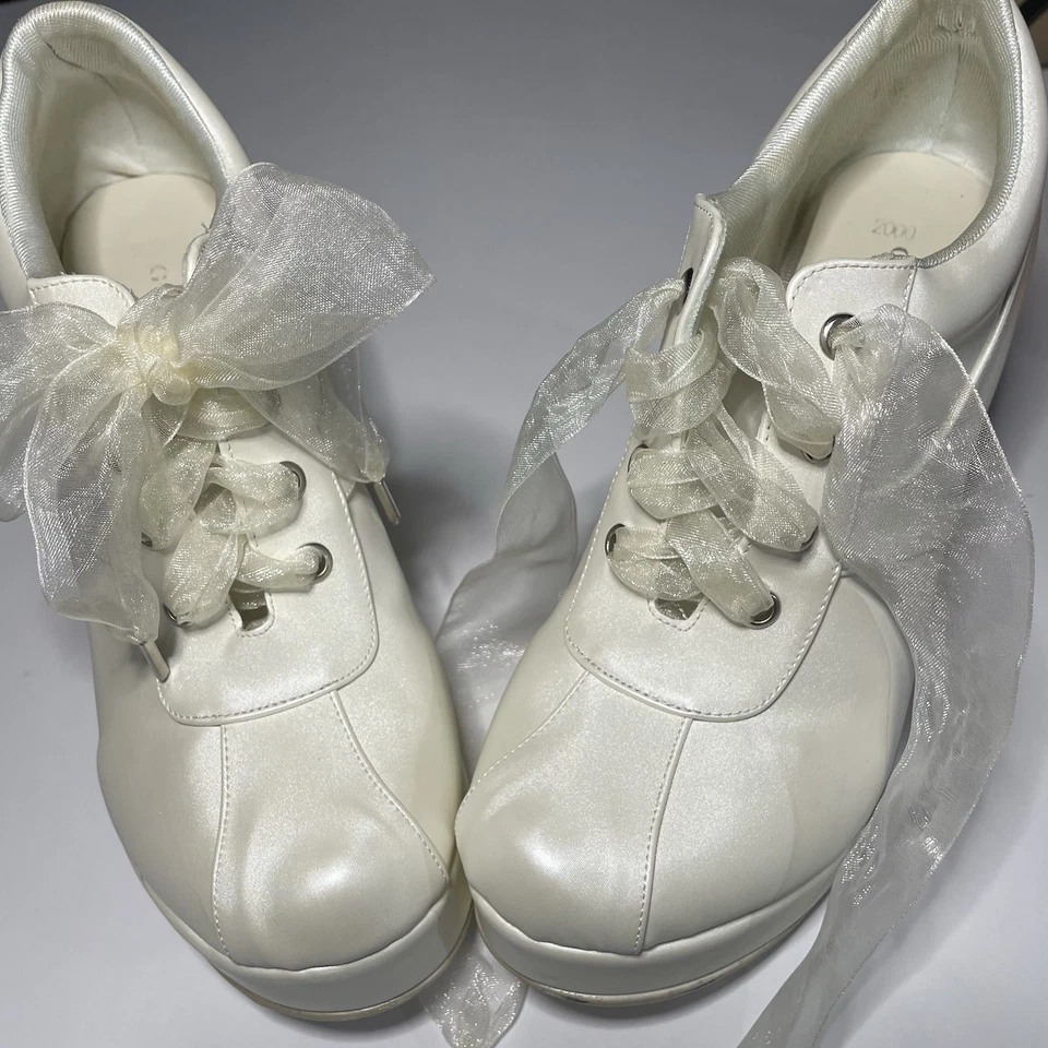 Zapatos de mujer Grezzo modelo 2000 plataforma cuña moda novia y gala Foto 2 de 4