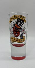 RARE Hard Rock Hotel Las Vegas LARGE 5" Shot Glass Devil Dice Aces FREE SHIPPING