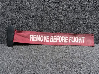 Cessna 195B Remove Before Flight Pitot Tube Cover (Fabric Dirty)