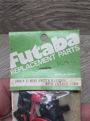 Futaba SWH-9 J-Mini Switch Harness & Charge Cord NOS Free Shipping!!