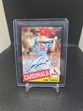 2020 Topps Lane Thomas 35th Anniversary 1985 Design Black Border Auto 114/199